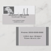 名刺の風景デザイン盆栽 名刺 (正面/裏面)