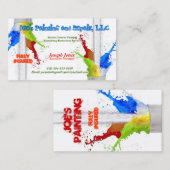 名刺の(十分に保証しました) -サンプル 名刺 (正面/裏面)