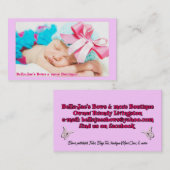 名刺のBella-Jaeの弓及び多く 名刺 (正面/裏面)