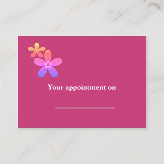 名刺のSeamstress 名刺 (裏面)