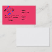 名刺はあなた専有物を設計します 名刺 (正面/裏面)