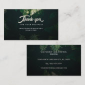 名刺をありがとうございます 名刺 (正面/裏面)