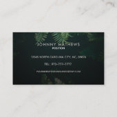 名刺をありがとうございます 名刺 (裏面)