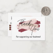 名刺をありがとう ノートカード (正面/裏面インサイチュ)