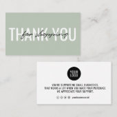 名刺をお願いしまモダンす 名刺 (正面/裏面)