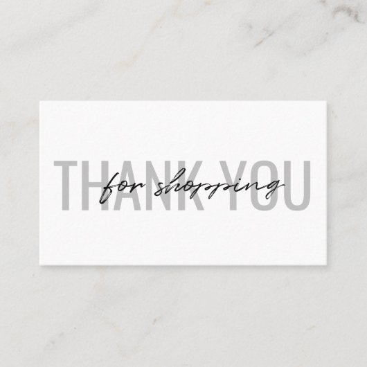 名刺をお願いしまモダンす 名刺 (正面)