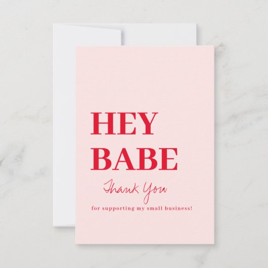 名刺をご注文いただきありがとうございます サンキューカード (正面)