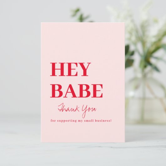 名刺をご注文いただきありがとうございます サンキューカード (スタンド正面)