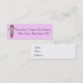 名刺をインスパイア スキニー名刺 (正面/裏面)