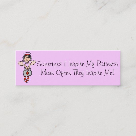 名刺をインスパイア スキニー名刺 (正面)