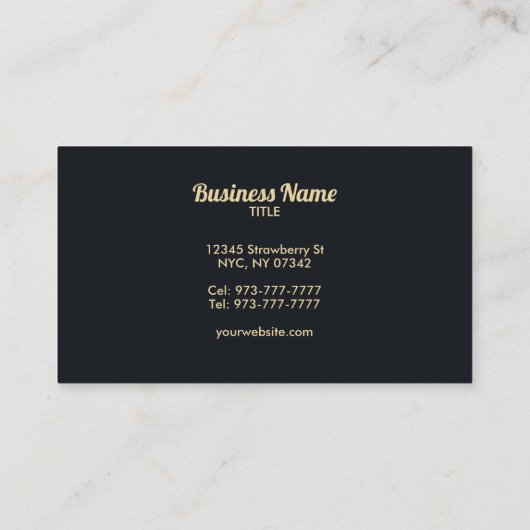 名刺をウィッグ 名刺 (裏面)