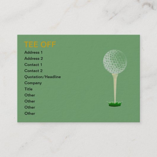 名刺を使って自分のロゴを作カスタマイズる 名刺 (正面)