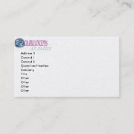 名刺を使用すると、個人またはビジネスを作成できます。 名刺