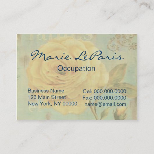 名刺を入れる 名刺 (裏面)