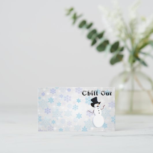 名刺を冷やす 名刺 (スタンド正面)