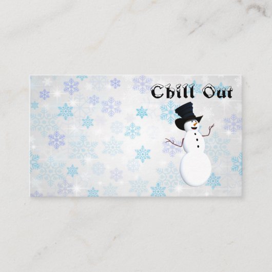 名刺を冷やす 名刺 (正面)