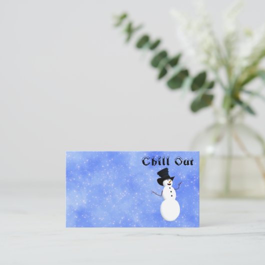 名刺を冷やす 名刺 (スタンド正面)