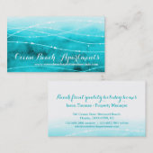 名刺を可能にするビーチの沿岸特性 名刺 (正面/裏面)