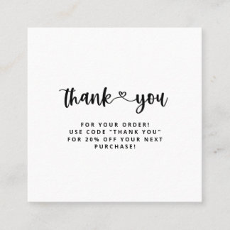 名刺を差し込んでくださり、ありがとうございます スクエア名刺