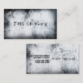 名刺を引き裂く 名刺 (正面/裏面)