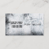 名刺を引き裂く 名刺 (裏面)