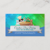 名刺を扱う犬 名刺 (正面)