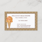 名刺を振りかけるアイスクリーム屋 名刺 (正面)