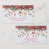 名刺を振りかける 名刺 (正面/裏面)