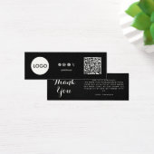 名刺を挿入する感謝していQRコード (デスク)