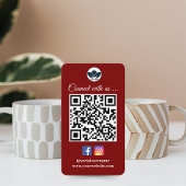 名刺を接続するためにスキャン | Instagram Facebook 名刺