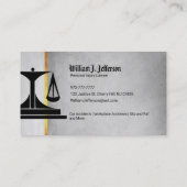 名刺を掲げる人身傷害弁護士 名刺 (裏面)