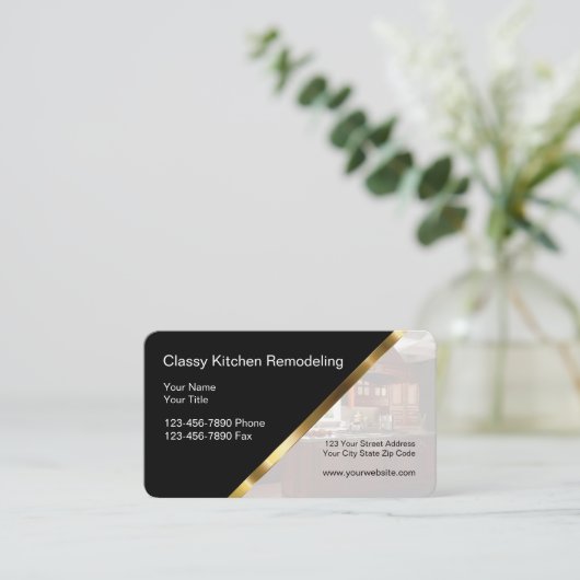 名刺を改造する台所およびBath 名刺 (スタンド正面)