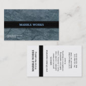 名刺を改造する大理石の台所 名刺 (正面/裏面)