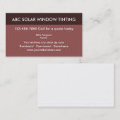 名刺を染める窓 名刺 (正面/裏面)