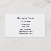 名刺を染める車のな窓 名刺 (裏面)