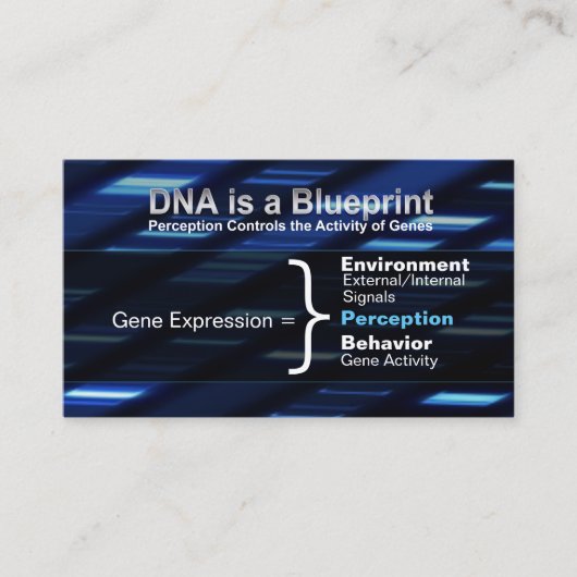 名刺を活用するDNA 名刺 (正面)