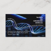 名刺を活用するDNA 名刺 (裏面)