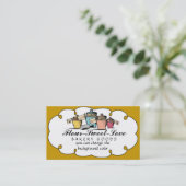 名刺を焼くカスタムな色の台所小さなかん 名刺 (スタンド正面)