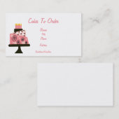 名刺を発注するケーキ 名刺 (正面/裏面)