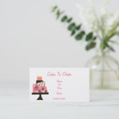 名刺を発注するケーキ 名刺 (スタンド正面)