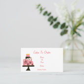 名刺を発注するケーキ 名刺 (スタンド正面)