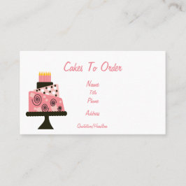 名刺を発注するケーキ 名刺