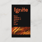 名刺を発火させて下さい 名刺 (裏面)