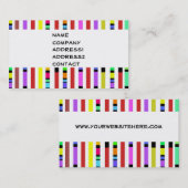 名刺を着色します 名刺 (正面/裏面)