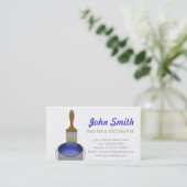 名刺を絵を描き、飾ります 名刺 (スタンド正面)