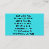 名刺を編集して、自分の情報ビジネスに合わせる 名刺 (裏面)