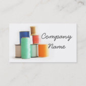 名刺を縫うか、または合わせます 名刺 (裏面)