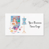 「」名刺を縫うことを愛して下さい 名刺 (正面)