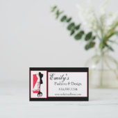 名刺を縫うドレスメーカー#2 D2のファッション 名刺 (スタンド正面)