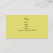 名刺を美化する英国の庭 名刺 (裏面)